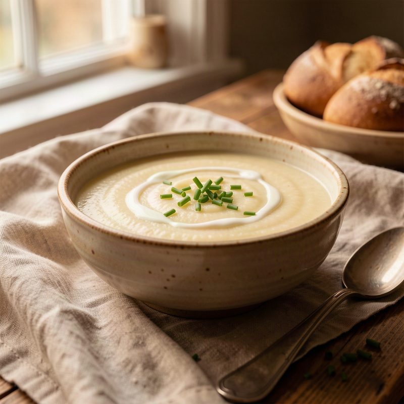 Creamy Potato Leek Soup