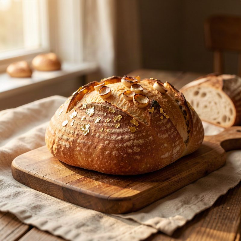 Garlic Gold Sourdough